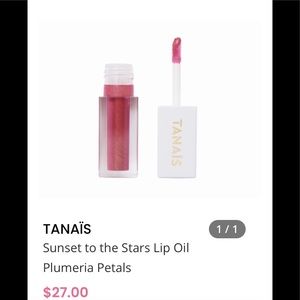 NIB Tanais Sunset to the stars lip oil.